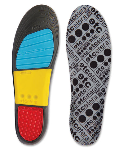 Etcetera Hi-Pro Insoles top and bottom view